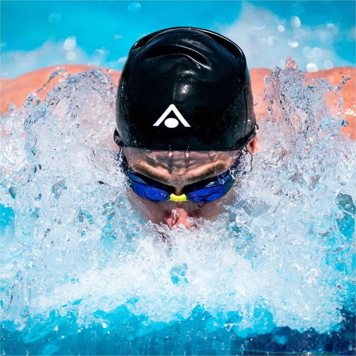 2024 Aquasphere Xceed Racing Schwimmbrille EP3200404LMB - Blau Titan Verspiegelt / Navy Blue